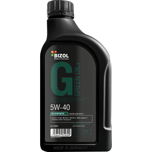 Синтетическое моторное масло Green Oil+ 5W-40 - 1 л Синтетическое моторное масло Green Oil+ 5W-40 - 1 л